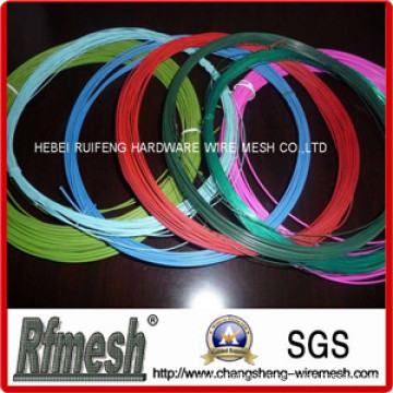 Dark Green PVC Coated Wire, Grey Plastic Coated for Hangers, PVC Iron Wire